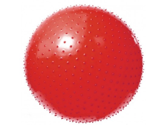 Мяч гимнаст. игольчатый антиразр.VEGA-602/55 красный