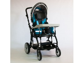 Кресло-коляска инвалидная H-712N-Q (синяя)